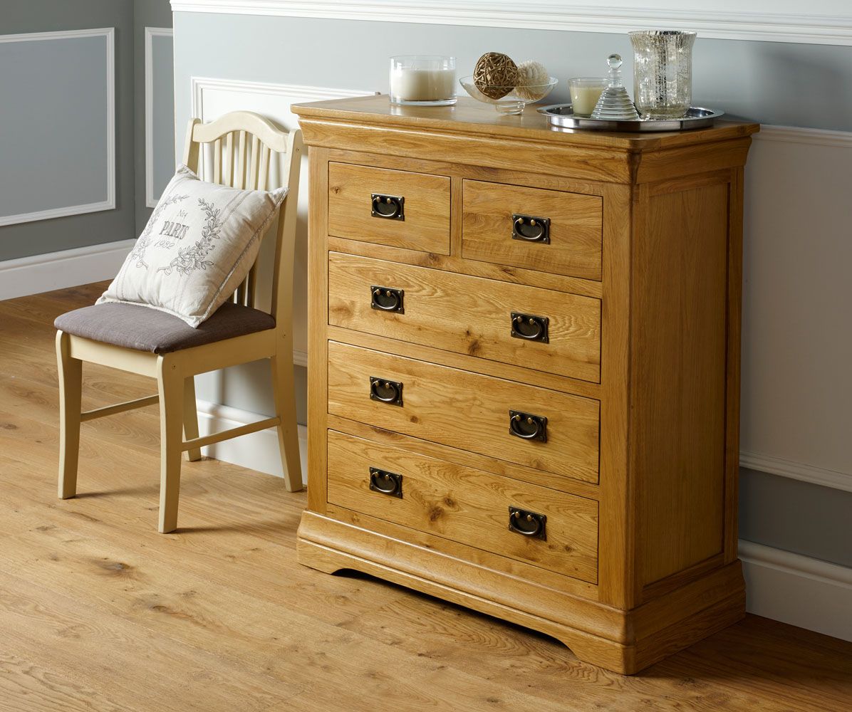 Farmhouse Country Oak 2 Over 3 Chest of Drawers - SUMMER SALE Farmhouse Country Oak 2 Over 3 Chest of Drawers - SUMMER SALE