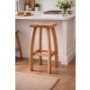 Bali Solid Oak Kitchen Stool Fully Assembled - £20 OFF FLASH SALE - 3