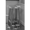 Bali Solid Oak Kitchen Stool Fully Assembled - £20 OFF FLASH SALE - 11