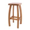 Bali Solid Oak Kitchen Stool Fully Assembled - £20 OFF FLASH SALE - 9