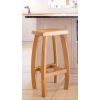 Bali Solid Oak Kitchen Stool Fully Assembled - £20 OFF FLASH SALE - 5