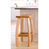 Bali Solid Oak Kitchen Stool Fully Assembled - £20 OFF FLASH SALE - 6