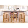 Bali Solid Oak Kitchen Stool Fully Assembled - £20 OFF FLASH SALE - 8
