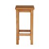 Baltic Solid Oak Bar Stool Timber Seat - £30 OFF FLASH SALE - 8