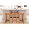 Baltic Solid Oak Bar Stool Timber Seat - £30 OFF FLASH SALE - 5