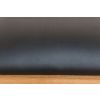 Baltic Solid Oak Kitchen Bar Stool Black Leather - £20 OFF SUMMER SALE - 8
