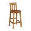 Billy Solid Oak Tall Kitchen Bar Stool Full Assembled - £30 OFF FLASH SALE - 3