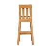 Billy Oak Tall Assembled Kitchen Bar Stool Cream Leather - £30 OFF FLASH SALE - 12