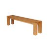 Cambridge 180cm Large Oak Indoor Bench - £40 OFF FLASH SALE - 4