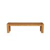 Cambridge 180cm Large Oak Indoor Bench - £40 OFF FLASH SALE - 5
