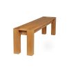 Cambridge 180cm Large Oak Indoor Bench - £40 OFF FLASH SALE - 6