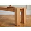 Cambridge 180cm Large Oak Indoor Bench - £40 OFF FLASH SALE - 3