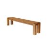 Cambridge 200cm Large Oak Bench - £40 OFF FLASH SALE - 3