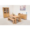 Cambridge 200cm Large Oak Bench - £40 OFF FLASH SALE - 8