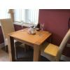 Cambridge Small Square Oak Dining Table, 80cm x 80cm - 10% OFF SUMMER SALE - 4