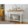 Cheshire Grey Painted 3 Drawer Large Assembled Console Table - £70 OFF SUMMER SALE - 2