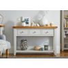 Cheshire Grey Painted 3 Drawer Large Assembled Console Table - £70 OFF SUMMER SALE - 3