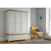 Cheshire Grey Painted Triple Wardrobe with Drawers - £200 OFF SUMMER SALE - 2