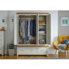 Cheshire Grey Painted Triple Wardrobe with Drawers - £200 OFF SUMMER SALE - 3