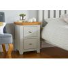 Cheshire Grey Painted Bedside Table 2 Drawers - £40 OFF SUMMER SALE - 2