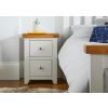 Cheshire Grey Painted Bedside Table 2 Drawers - £40 OFF SUMMER SALE - 4