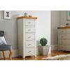 Cheshire Grey Painted 5 Drawer Tallboy Chest of Drawers - SUMMER SALE - 3 Cheshire Grey Painted 5 Drawer Tallboy Chest of Drawers - SUMMER SALE - 3