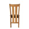 Churchill Black Leather Assembled Oak Dining Chair - £20 OFF SUMMER SALE - 21
