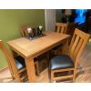 Churchill Black Leather Assembled Oak Dining Chair - £20 OFF SUMMER SALE - 2