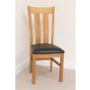 Churchill Black Leather Assembled Oak Dining Chair - £20 OFF SUMMER SALE - 8
