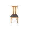 Churchill Black Leather Assembled Oak Dining Chair - £20 OFF SUMMER SALE - 20
