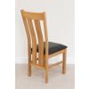 Churchill Black Leather Assembled Oak Dining Chair - £20 OFF SUMMER SALE - 10