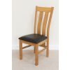 Churchill Black Leather Assembled Oak Dining Chair - £20 OFF SUMMER SALE - 11