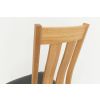 Churchill Black Leather Assembled Oak Dining Chair - £20 OFF SUMMER SALE - 14