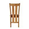 Churchill Solid Red Leather Oak Dining Room Chair - £20 OFF SUMMER SALE - 7