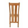 Churchill Solid Oak Cream Leather Assembled Dining Chair - £20 OFF SUMMER SALE - 8
