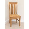 Churchill Solid Oak Dining Chair Timber Seat - £20 OFF SUMMER SALE - 5