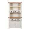 Country Cottage Cream Painted Hutch Unit for combining with sideboard - 7 Country Cottage Cream Painted Hutch Unit for combining with sideboard - 7