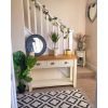 Country Cottage Cream Painted 3 Drawer Assembled Console Table - £60 OFF SUMMER SALE - 2