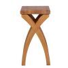 Country Oak Cross Leg Solid Oak Kitchen Stool - SUMMER SALE - 5