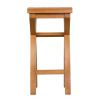 Country Oak Cross Leg Solid Oak Kitchen Stool - SUMMER SALE - 6