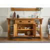 Country Oak 150cm Cross Leg Assembled Oak Sideboard - SUMMER SALE - 3