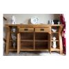 Country Oak 150cm Cross Leg Assembled Oak Sideboard - SUMMER SALE - 14