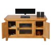 Country Oak TV unit with Glass Front - £50 OFF SUMMER SALE - 5