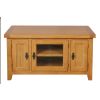Country Oak TV unit with Glass Front - £50 OFF SUMMER SALE - 6