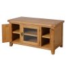 Country Oak TV unit with Glass Front - £50 OFF SUMMER SALE - 7