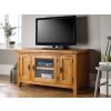 Country Oak TV unit with Glass Front - £50 OFF SUMMER SALE - 2