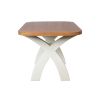 140cm Cream Painted Country Oak Dining Table Oval Corners - £80 OFF SUMMER SALE - 6