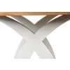 140cm Cream Painted Country Oak Dining Table Oval Corners - £80 OFF SUMMER SALE - 8
