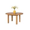Country Oak 107cm to 145cm Round Extending Table - £60 OFF FLASH SALE - 3