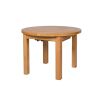 Country Oak 107cm to 145cm Round Extending Table - £60 OFF FLASH SALE - 8